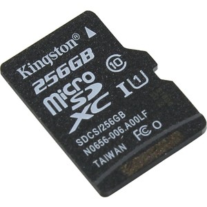 Карта памяти Kingston 256GB microSDXC Class 10 UHS-I U1 Canvas Select 80MB/s (SDCS/256GBSP) Карта памяти Kingston 256GB microSDXC Class 10 UHS-I U1 Canvas Select 80MB/s (SDCS/256GBSP)
