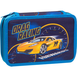 

Пенал BERLINGO 3 отделения Drag racing, полиэстер, 3 отделения Drag racing, полиэстер