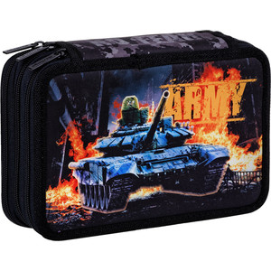 

Пенал BERLINGO 3 отделения Tank, полиэстер, 3 отделения Tank, полиэстер