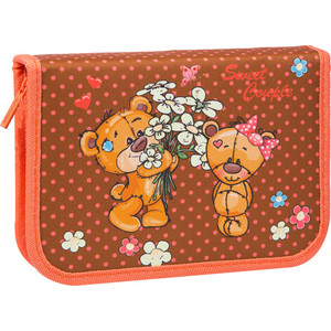 

Пенал BERLINGO 1 отделение Lovely bears, две откидные секции, полиэстер, 1 отделение Lovely bears, две откидные секции, полиэстер