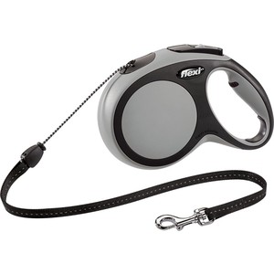 

Рулетка Flexi New Comfort M трос 8м серая для собак до 20кг, New Comfort M трос 8м серая для собак до 20кг
