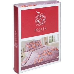 Комплект постельного белья Ecotex евро, поплин Поэтика Флер де Лис (4650074956268)