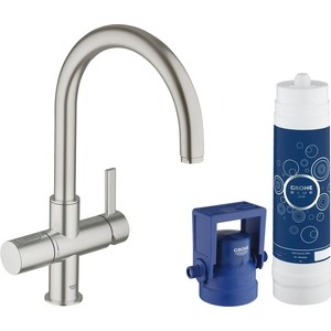 

Смеситель для кухни Grohe Blue Pure с функцией фильтрации воды, суперсталь (33249DC1), Blue Pure с функцией фильтрации воды, суперсталь (33249DC1)