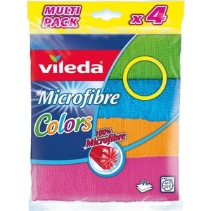 Салфетка VILEDA Colors (Колорс) из микрофибры 4 шт