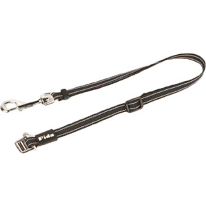 Сворка Fida на рулетку Dual leash с лентой белая для второй собаки - фото 1