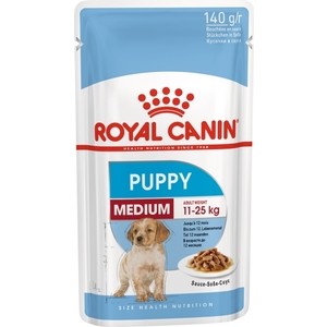 

Пауч Royal Canin Medium Puppy Sause-Sobe кусочки в соусе собе для щенков средних пород c 2 до 10мес 140г, Medium Puppy Sause-Sobe кусочки в соусе собе для щенков средних пород c 2 до 10мес 140г