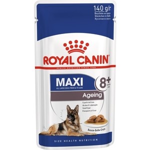 

Пауч Royal Canin Maxi Ageing 8+ Sause-Sobe кусочки в соусе собе для собак крупных пород старше 8лет 140г, Maxi Ageing 8+ Sause-Sobe кусочки в соусе собе для собак крупных пород старше 8лет 140г