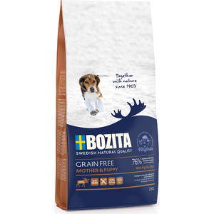 

Сухой корм BOZITA Grain Free Mother & Puppy with Elk 30/16 беззерновой с мясом лося для щенков, беременных и кормящих сук всех пород 2кг (40423), Grain Free Mother & Puppy with Elk 30/16 беззерновой с мясом лося для щенков, беременных и кормящих сук всех 