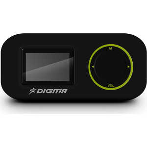 MP3 плеер Digma R1 4Gb black dc 12v bluetooth 5 0 mp3 модуль wma wav ape flac аудио плеер dac поддержка жк тексты дисплей запись вызова автомобильное fm радио usb tf aux