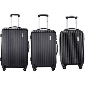 

Комплект чемоданов L'CASE Krabi Black с расширением, Krabi Black с расширением