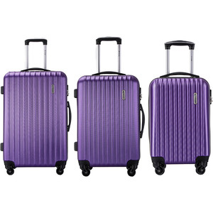 

Комплект чемоданов L'CASE Krabi New purple, Krabi New purple