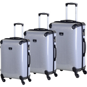 

Комплект чемоданов L'CASE Paris K05 SHINY Gray, Paris K05 SHINY Gray