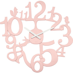 

Часы настенные розовые Koziol Pip (2327638), Pip (2327638)