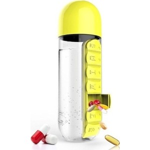 Бутылка органайзер 0,6 л желтая Asobu In style (PB55 yellow)
