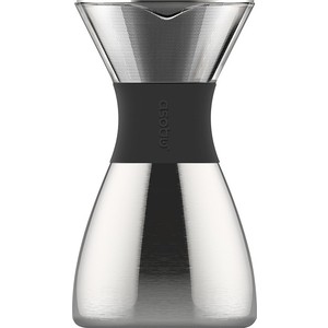 

Кофеварка портативная 1 л серебристая Asobu Pour Over (PO300 Silver/Black), Pour Over (PO300 Silver/Black)