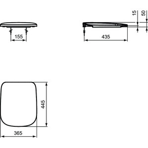 Сиденье для унитаза Ideal Standard Esedra (T318201) от Техпорт