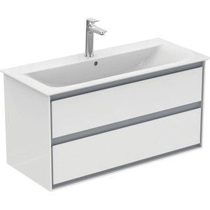

Тумба с раковиной Ideal Standard Connect 100 с 2 ящиками, белый (E0821B2, E027401), Connect 100 с 2 ящиками, белый (E0821B2, E027401)