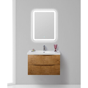 фото Тумба с раковиной belbagno fly 70 rovere nature (fly-700-2c-so-rn-p, bb700-lv-cer-n)