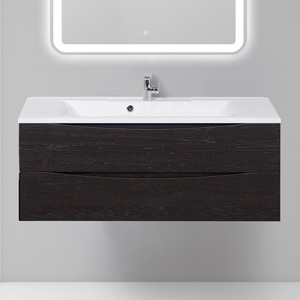 фото Тумба с раковиной belbagno marino 120 rovere ciocolato amaro (marino-1200-2c-so-rca-p, bb1200/450-lv-mr-pr)