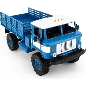 фото Радиоуправляемый краулер wpl offroad truck, 4wd rtr масштаб 1:16 2.4 ghz - wplb-24-r-blue