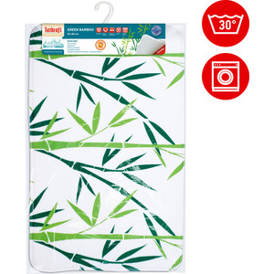 фото Коврик для ванной tatkraft green bamboo ultra soft со специальным противоскользящим основанием, 50 x 80 см (14954)