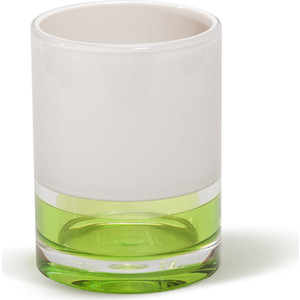 

Стакан для ванной комнаты Tatkraft TOPAZ GREEN, многослойный, ударопрочный акрил (12684), TOPAZ GREEN, многослойный, ударопрочный акрил (12684)