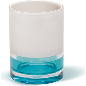 

Стакан для ванной комнаты Tatkraft TOPAZ BLUE, многослойный, ударопрочный акрил (12738), TOPAZ BLUE, многослойный, ударопрочный акрил (12738)
