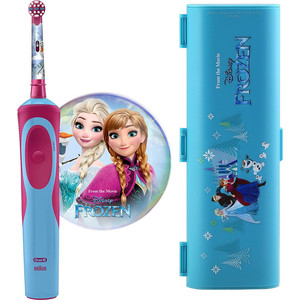

Электрическая зубная щетка Braun Oral-B Stages Power Frozen голубой + чехол, Oral-B Stages Power Frozen голубой + чехол