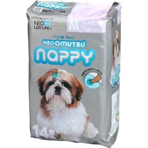 

Подгузники Neo Loo Life Neo Omutsu Nappy размер М для собак 5-8кг 14 шт, Neo Omutsu Nappy размер М для собак 5-8кг 14 шт