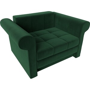 Кресло-кровать АртМебель Берли велюр зеленый кресло кровать артмебель берли велюр зеленый