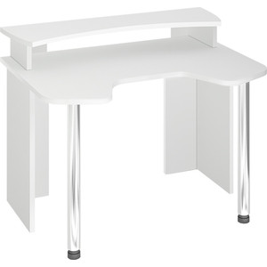 Стол компьтерный МЭРДЭС СКЛ-Игр120+НКИЛ120 БЕ компьютерный стол скл софт120 нкил120 вл белый