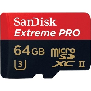 

Карта памяти Sandisk microSDXC 64GB Extreme Pro 275MB/s UHS-II U3 Class 10 + USB 3.0 Reader (SDSQXPJ-064G-GN6M3), microSDXC 64GB Extreme Pro 275MB/s UHS-II U3 Class 10 + USB 3.0 Reader (SDSQXPJ-064G-GN6M3)