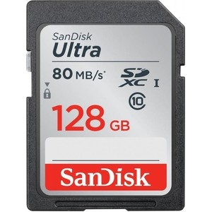 Карта памяти Sandisk SanDisk Ultra SDXC 128GB 80MB/s Class 10 UHS-I