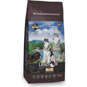 

Сухой корм LANDOR Adult Dog Fish гипоаллергенный с морской рыбой и рисом для взрослых собак всех пород 3кг, Adult Dog Fish гипоаллергенный с морской рыбой и рисом для взрослых собак всех пород 3кг
