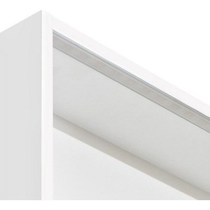 Зеркальный шкаф Акватон Капри 60 белый, с подсветкой (1A230302KP010)