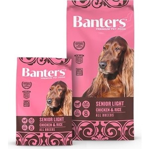 

Сухой корм Banters Senior Dog Light All Breeds Chicken & Rice с курицей и рисом для пожилых собак 3кг (BAM80SL03), Senior Dog Light All Breeds Chicken & Rice с курицей и рисом для пожилых собак 3кг (BAM80SL03)