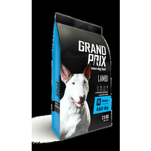 фото Сухой корм grand prix medium adult dog hypoallergenic gluten free lamb гипоаллергенный, без глютена с ягненком для собак средних пород 2,5кг