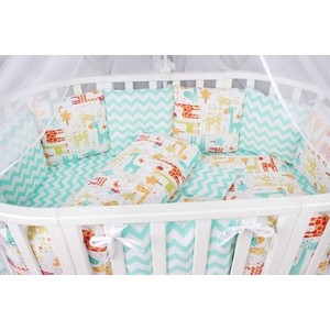 

Комплект в кроватку AmaroBaby 19 предметов (7+12 подушек-бортиков) ЖИРАФИК (бирюз/оранж,попл./бязь), 19 предметов (7+12 подушек-бортиков) ЖИРАФИК (бирюз/оранж,попл./бязь)