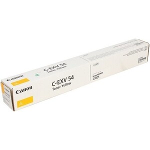 Canon C-EXV54Y Тонер-картридж для iR ADV C3025/C3025i (8500 стр.), жёлтый (1397C002) canon c exv54c тонер картридж для ir adv c3025 c3025i 8500 стр голубой 1395c002