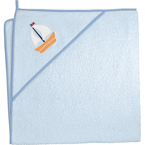 Полотенце уголок Ceba Baby 100*100 см Marine blue W-815-010-161 постельное белье ceba baby 3 пр marine blue вышивка w 806 010 161
