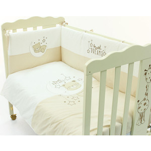 

Комплект детского постельного белья Funnababy Dreams beige 5 предметов 120*60, Dreams beige 5 предметов 120*60