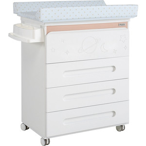 

Комод Micuna Magic Mum пеленальный B-1845 white/waterwood dots beige, Magic Mum пеленальный B-1845 white/waterwood dots beige