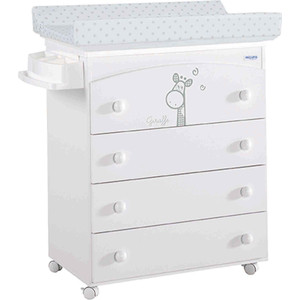 

Комод Micuna Sabana пеленальный B-970 white матрасик stars grey, Sabana пеленальный B-970 white матрасик stars grey