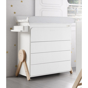 

Комод Micuna Swing пеленальный B-1837 white/water wood dots beige, Swing пеленальный B-1837 white/water wood dots beige