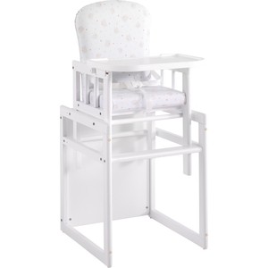 

Стульчик для кормления Micuna T-950 white grey stars, T-950 white grey stars