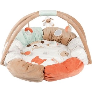 

Коврик игровой Nattou круглый Fanny Oscar Оленёнок и Лисёнок 296250, круглый Fanny Oscar Оленёнок и Лисёнок 296250