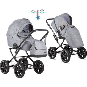 

Коляска 2 в 1 Noordi Fjordi Classic Grey 814/1, Fjordi Classic Grey 814/1