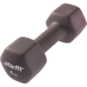 

Гантель Starfit неопреновая DB-201 4 кг, холодный серый (1 шт.), неопреновая DB-201 4 кг, холодный серый (1 шт.)