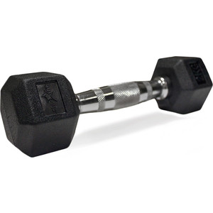 

Гантель Starfit обрезиненная DB-301 2 кг, черная, обрезиненная DB-301 2 кг, черная