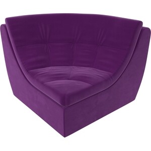 Модуль Лига Диванов Холидей угол микровельвет фиолетовый модуль лига диванов холидей люкс кресло микровельвет фиолетовый